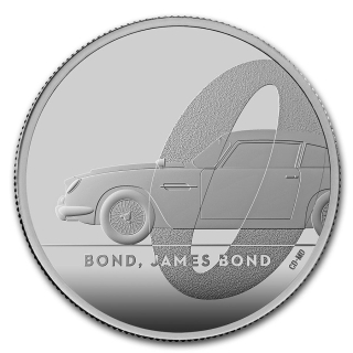 Stříbrná mince 1 oz Bond James Bond 007 2020 Proof v krabičce