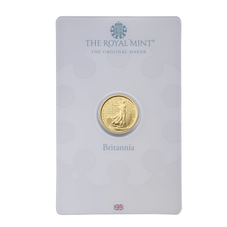 Zlatá mince 1/10 oz Britannia 2022 v blistru