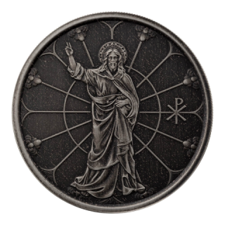 Stříbrná mince 1 oz Kristovo světlo 2022 Ostařená