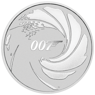 Stříbrná mince 1 oz James Bond 007 2020 BU